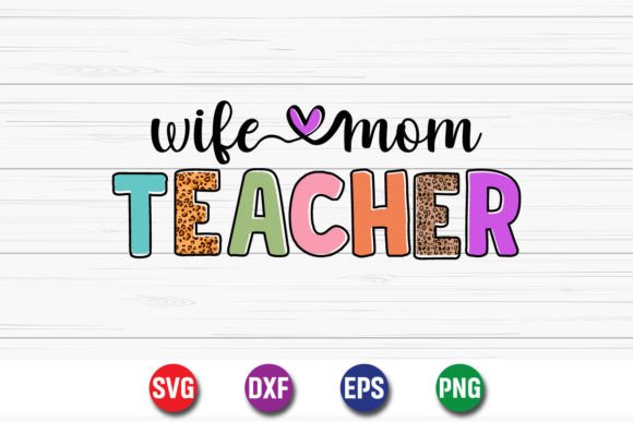 h1Wife Mom Teacher, Happy Mother s Day – A Heartfelt Design for Real Embroidery Projects/h1