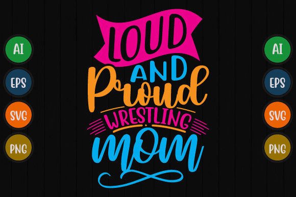Loud and Proud Wrestling Mom Text Design Review for Real Embroidery Projects