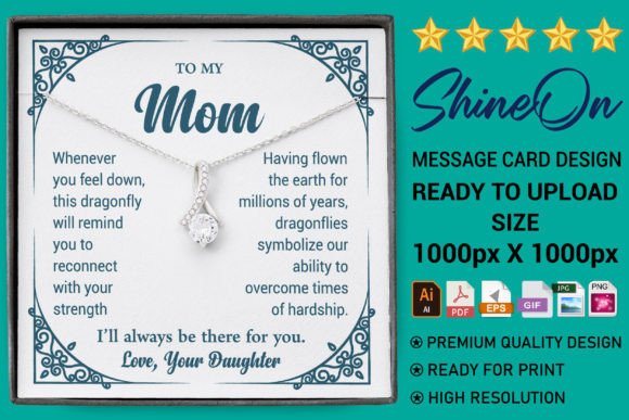 Mom's Message Card: A Thoughtful Design for Real Embroidery Projects