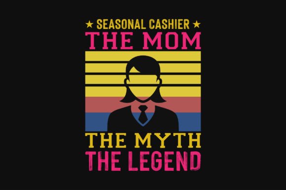 Seasonal Cashier Mom Vintage T-Shirt Design Review