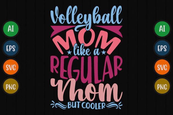 Volleyball Mom: A Cooler Take on Family Pride in Embroidery